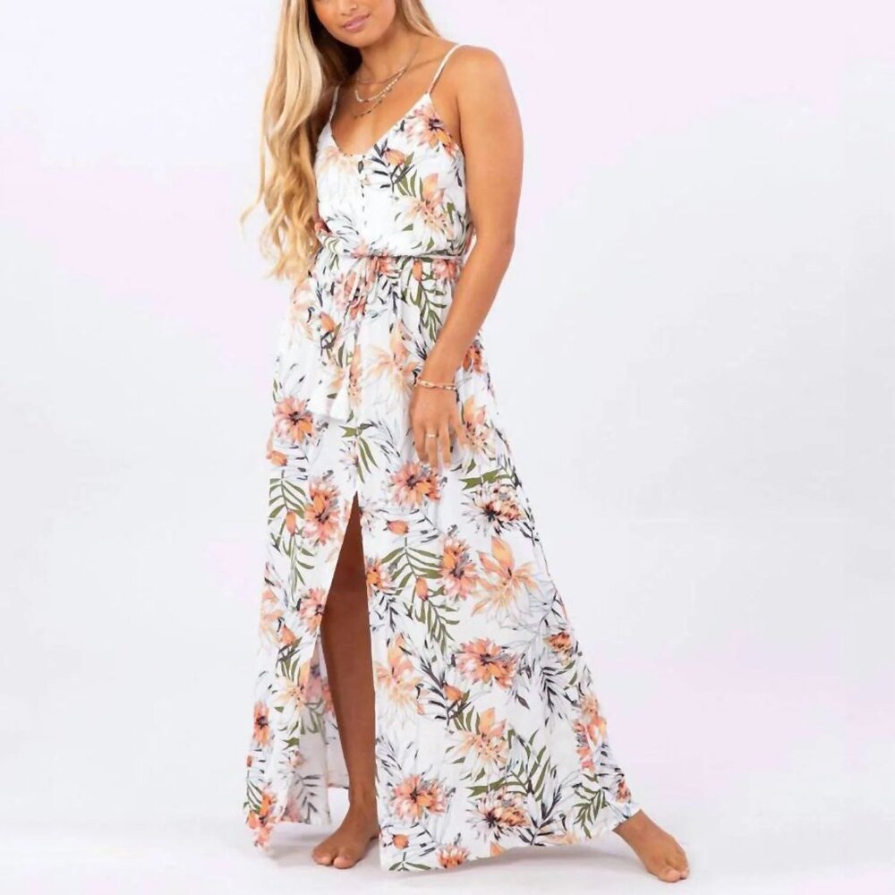 Rip Curl Playa Blanca Floral Maxi Dress, Size XL *EUC*